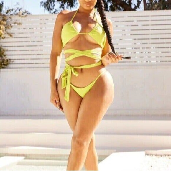 Envya Wraparound Tie Straps Multi-way Top Bikini Size M RefN08 - Picture 2 of 6